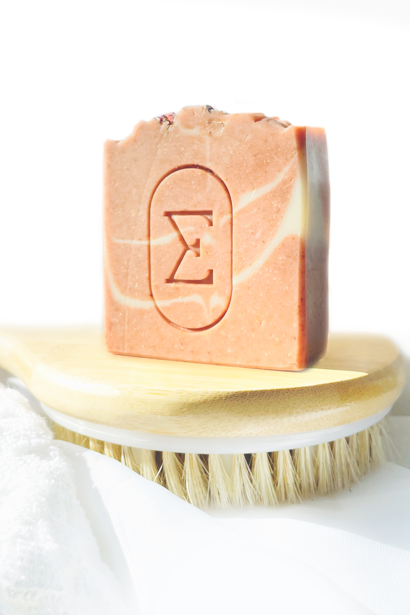 rose clay face soap bar