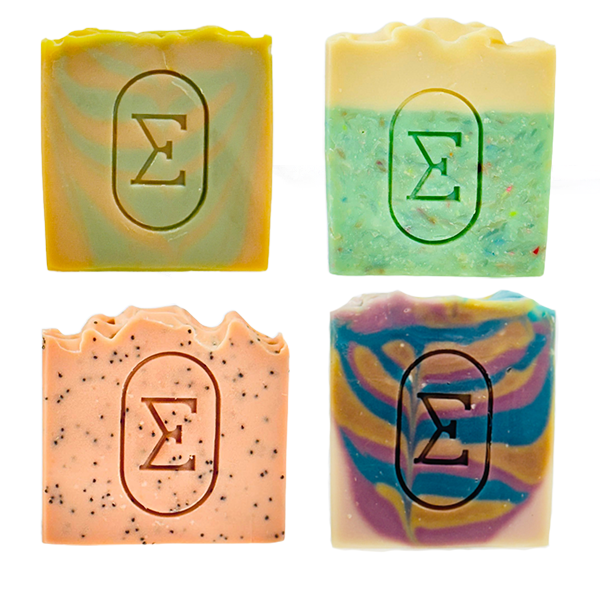 Regular Style Artisan Soap BUNDLE Set of 4pc