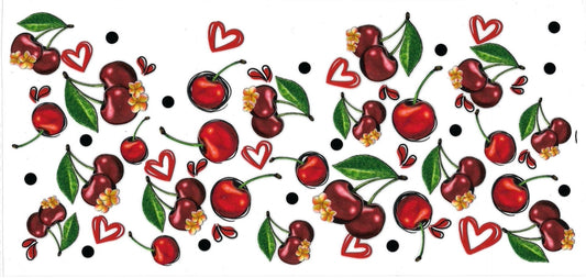 Cherries • (DOUBLE SIDE) • UV DTF Wrap