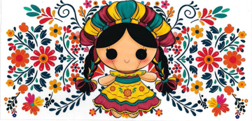 Mexican Doll • (DOUBLE SIDE) • UV DTF Wrap