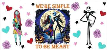 Jack & Sally • (DOUBLE SIDE) • UV DTF Wrap