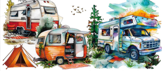 CAMPERS DOUBLE SIDED • UV DTF Wrap