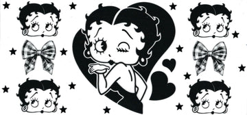 Betty Boo  (DOUBLE SIDE) • UV DTF Wrap
