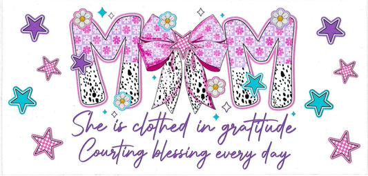 MOM quote • UV DTF Wrap
