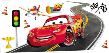 RED CAR DOUBLE SIDED • UV DTF Wrap