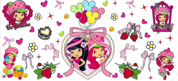 STRAWBERRY girls • UV DTF Wrap