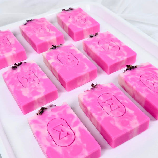 WILD ROSÉ | Geranium & Rose Artisan Soap | Option B
