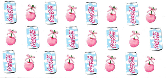 PINK CHERRY & SODA • UV DTF Wrap