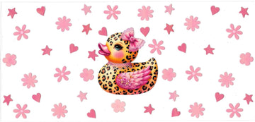 Duck girl • (DOUBLE SIDE) • UV DTF Wrap