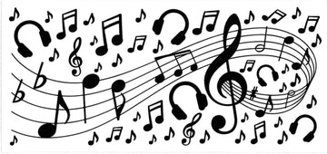 MUSIC NOTES • UV DTF Wrap