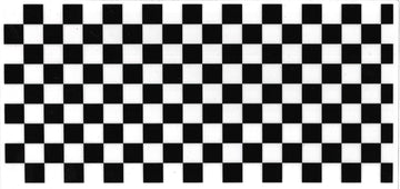 BLACK CHECKERS • UV DTF Wrap