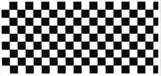 BLACK CHECKERS • UV DTF Wrap