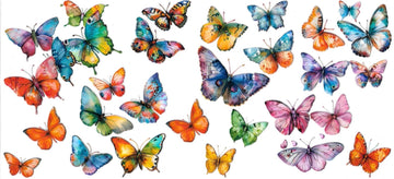 Butterflies • (DOUBLE SIDE) • UV DTF Wrap