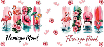 FLAMINGO MOOD • UV DTF Wrap