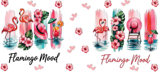 FLAMINGO MOOD • UV DTF Wrap