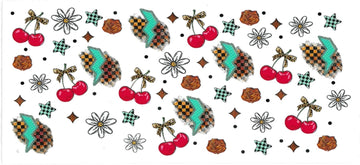 MINI CHERRIES & cheekers • UV DTF Wrap
