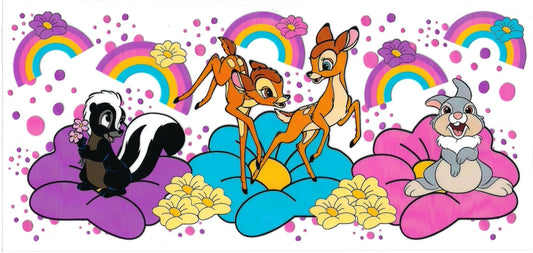 Bambi & friends • (DOUBLE SIDE) • UV DTF Wrap