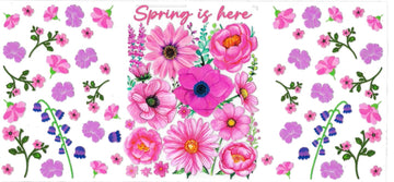 Spring is here (DOUBLE SIDE) • UV DTF Wrap