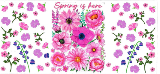 Spring is here (DOUBLE SIDE) • UV DTF Wrap