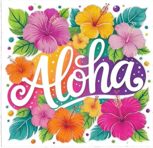 ALOHA • UV DTF Decal