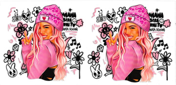 KAROL G • PINK • UV DTF Wrap