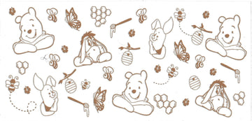 WINNIE THE POOH & FRIENDS BROWN • UV DTF Wrap