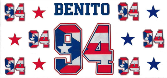 PUERTO RICO Benito 94 • UV DTF Wrap
