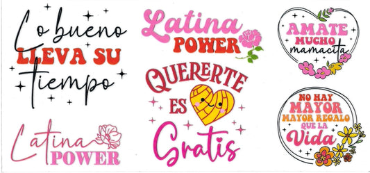 LATINA POWER • UV DTF Wrap