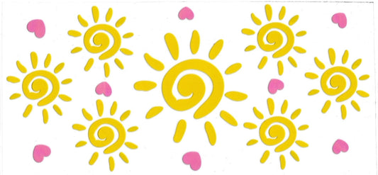 SUN & HEART • UV DTF Wrap