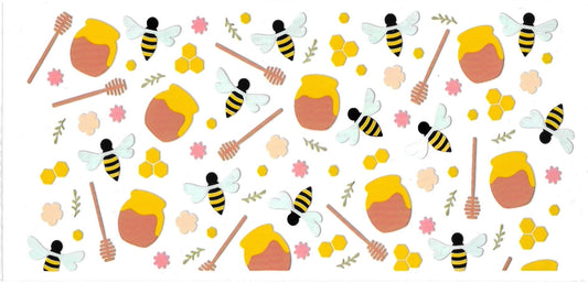 BEE & HONEY MINI • UV DTF Wrap