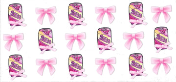 SODA & BOW PINK • UV DTF Wrap