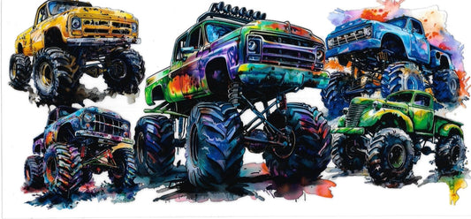 TRUCKS DOUBLE SIDED • UV DTF Wrap