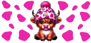 BABY COW PINK • UV DTF Wrap
