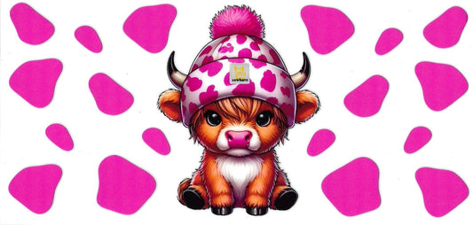 BABY COW PINK • UV DTF Wrap