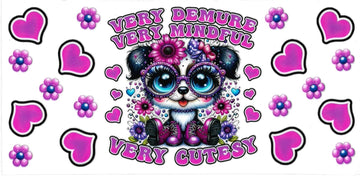 VERY DEMURE COW • UV DTF Wrap