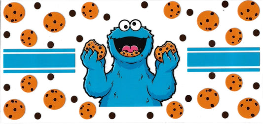 Cookies Monster • DOUBLE SIDE UV DTF Wrap