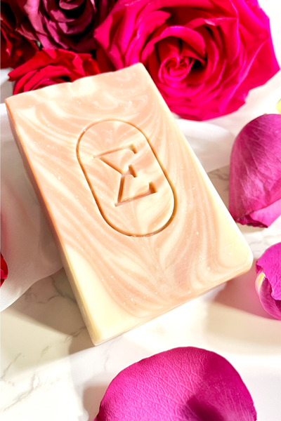 rose water face soap bar