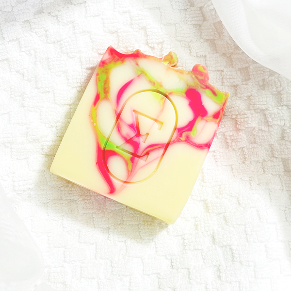 rose petals natural soap bar