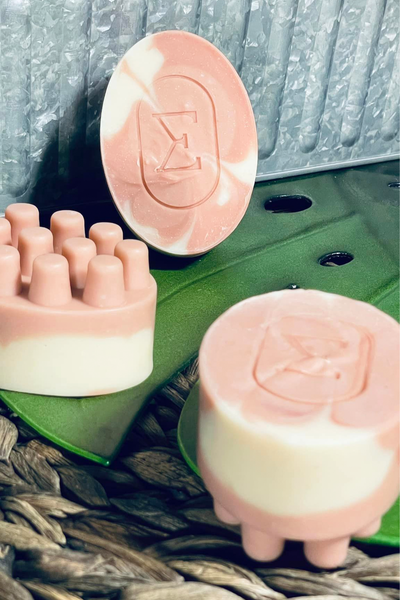 rose clay massage soap bar